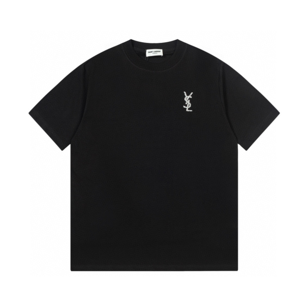 サンローラン「Saint Laurent」エンブロイダードロゴ トップス