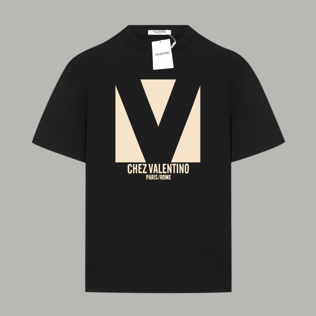 ヴァレンティノ「Valentino」 クラシック ラージロゴ プリント 半袖Tシャツ