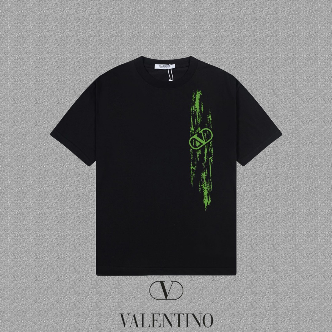 ヴァレンティノ「Valentino」2025FW アルファベットロゴ プリント 半袖Tシャツ