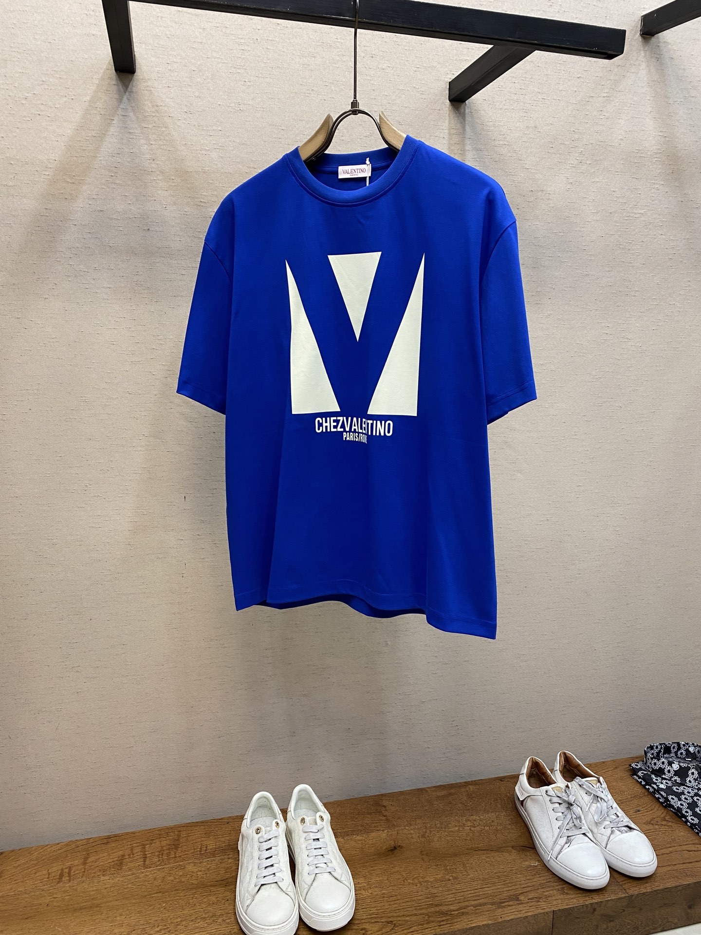 ヴァレンティノ「Valentino」2025 ニューコレクション ピュアコットン オーバーサイズ クルーネックTシャツ