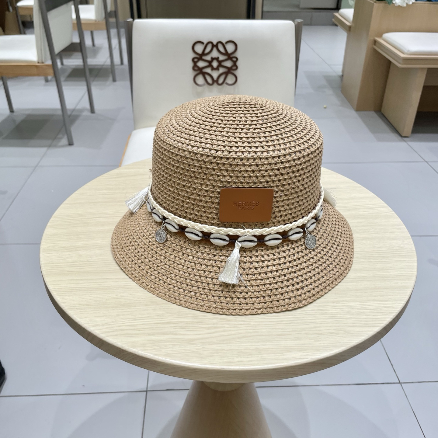 エルメス「Hermès」 Greta レースド パナマハット