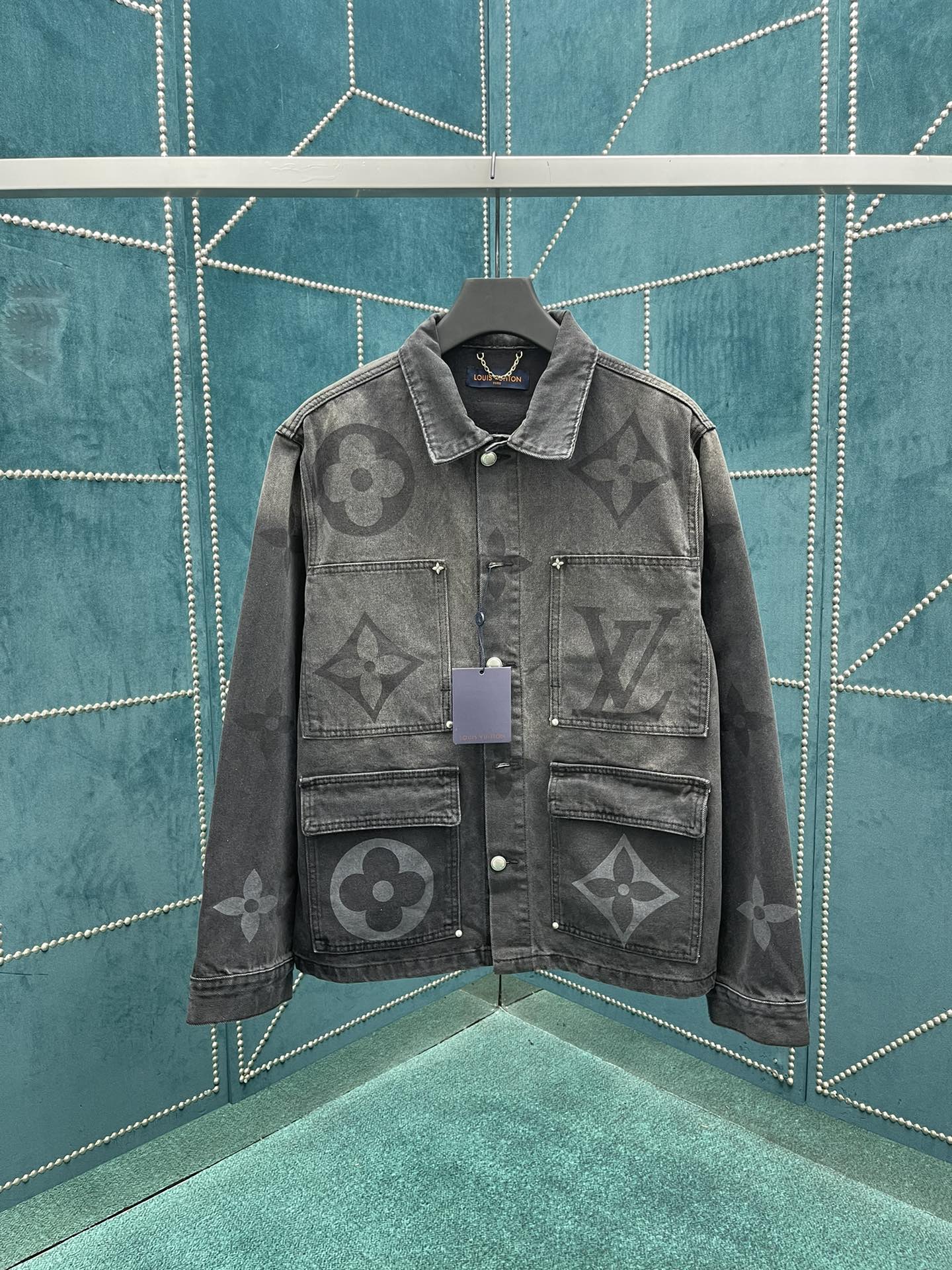 ルイ・ヴィトン「Louis Vuitton」 24SS ハリントン ベルテッド ジャケット‌