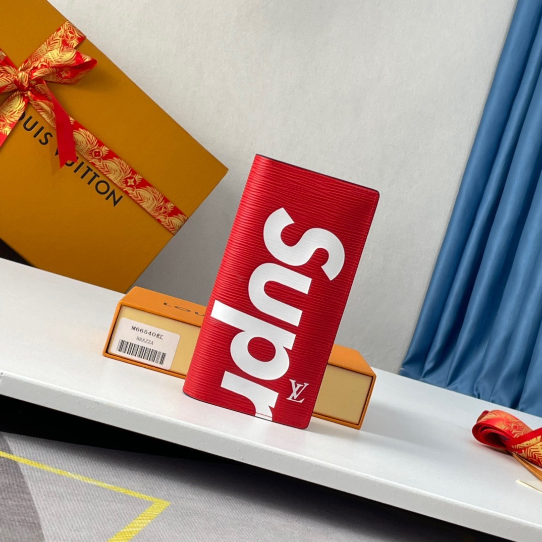 ルイ・ヴィトン「Louis Vuitton」LV x Supreme コラボ ポルトフォイユ･ブラザ
