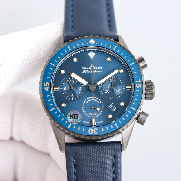 ブランパン「Blancpain」フィフティ・ファゾム バチスカーフ フライバッククロノグラフ自動巻きダイバーズウォッチ43.6mm