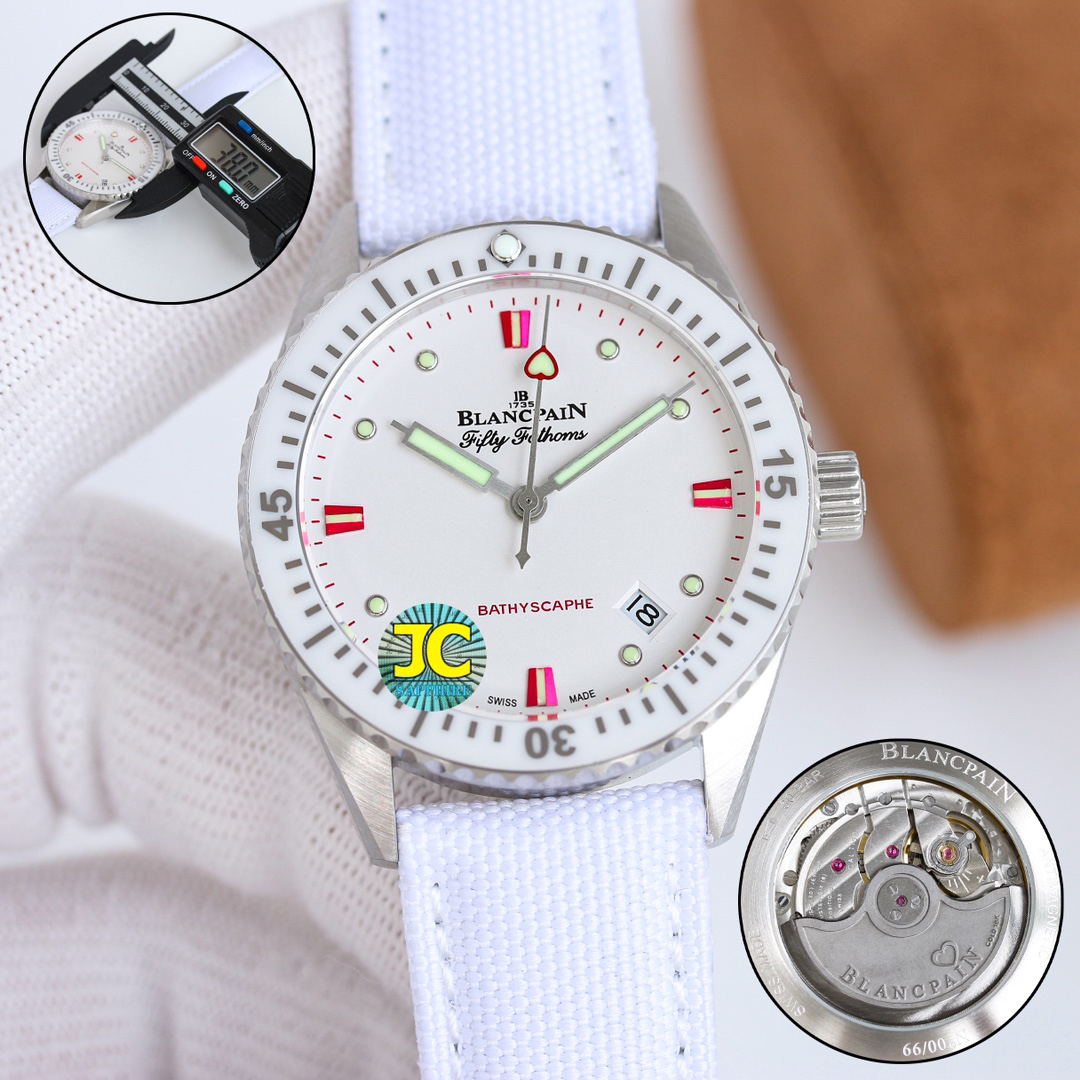 ブランパン「Blancpain」フィフティ・ファゾム バチスカーフセラミック 自動巻きダイバーズウォッチ40.3mm