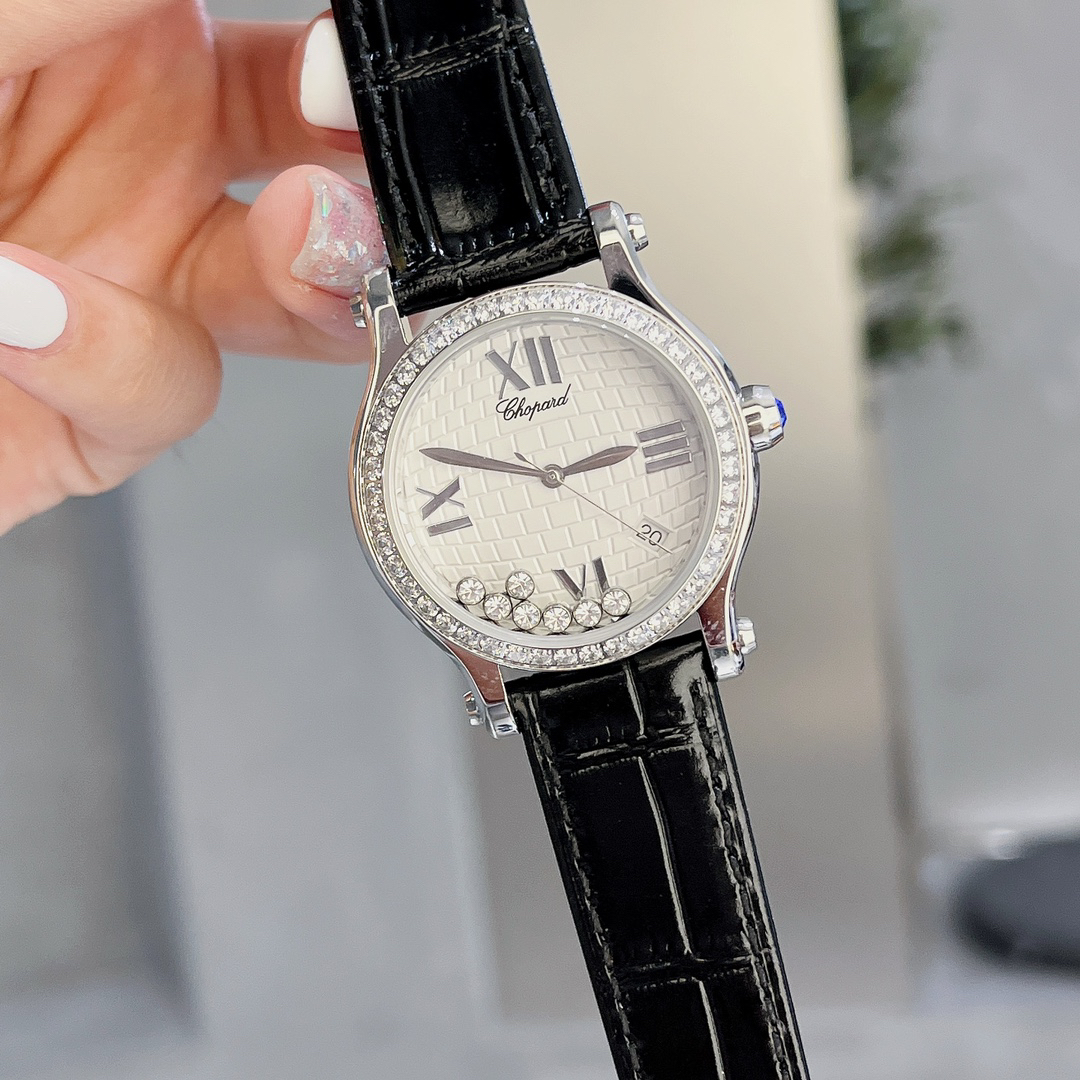 ショパール「Chopard」Happy Diamonds レディースウォッチ36MM