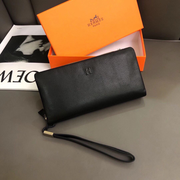 エルメス「Hermès」男性必須の大型ファスナー財布