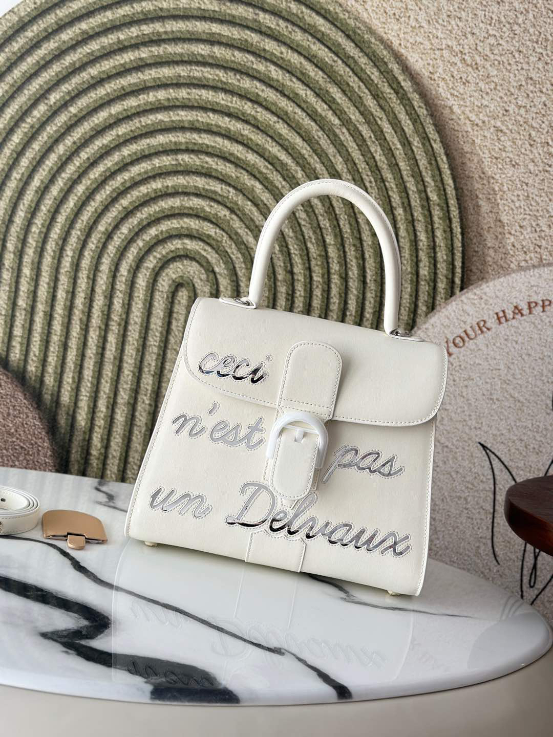 デルヴォー「Delvaux」Brillant Box ダブルリング ハンドバッグ