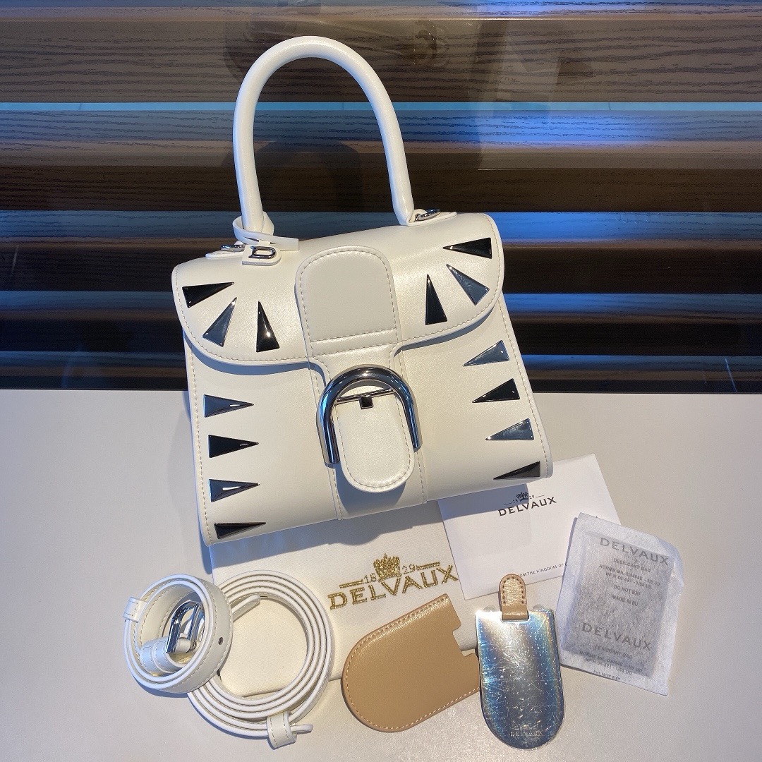 デルヴォー「Delvaux」Brillant Box ダブルリング ハンドバッグ