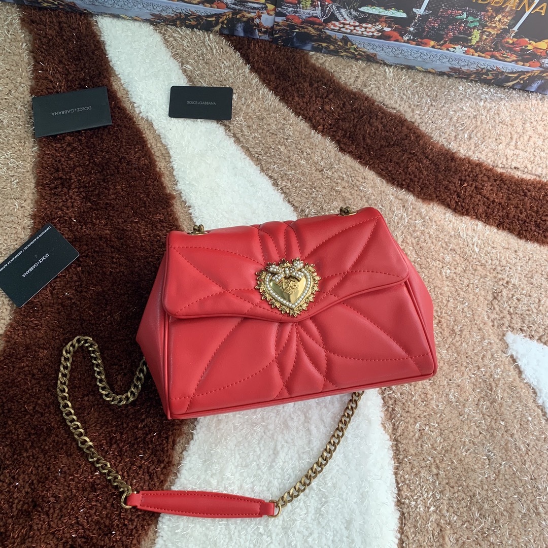 ドルチェ・アンド・ガッバーナ「D&G」4159 レザー ショルダーバッグ