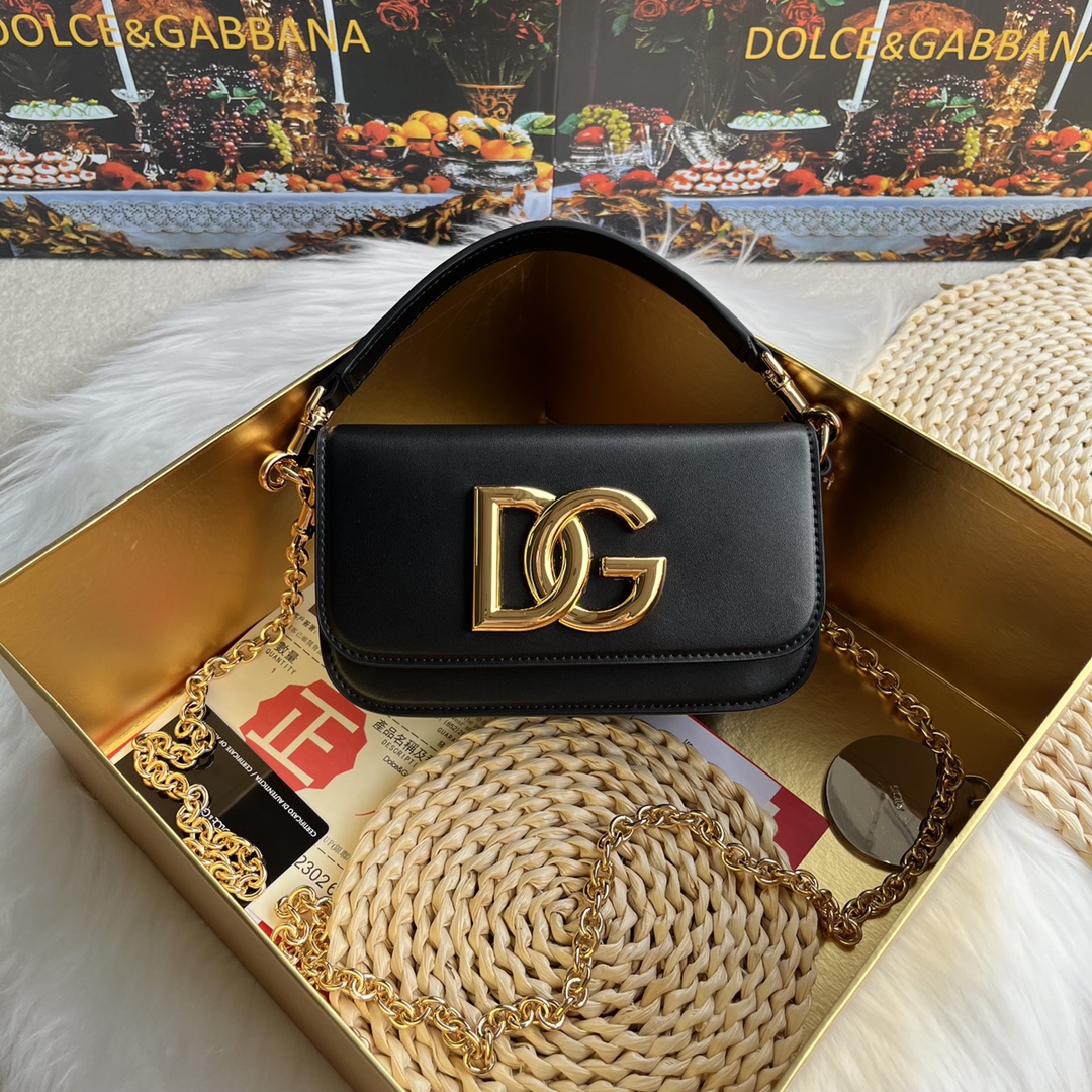 ドルチェ・アンド・ガッバーナ「D&G」シングルショルダークロスボディバッグ