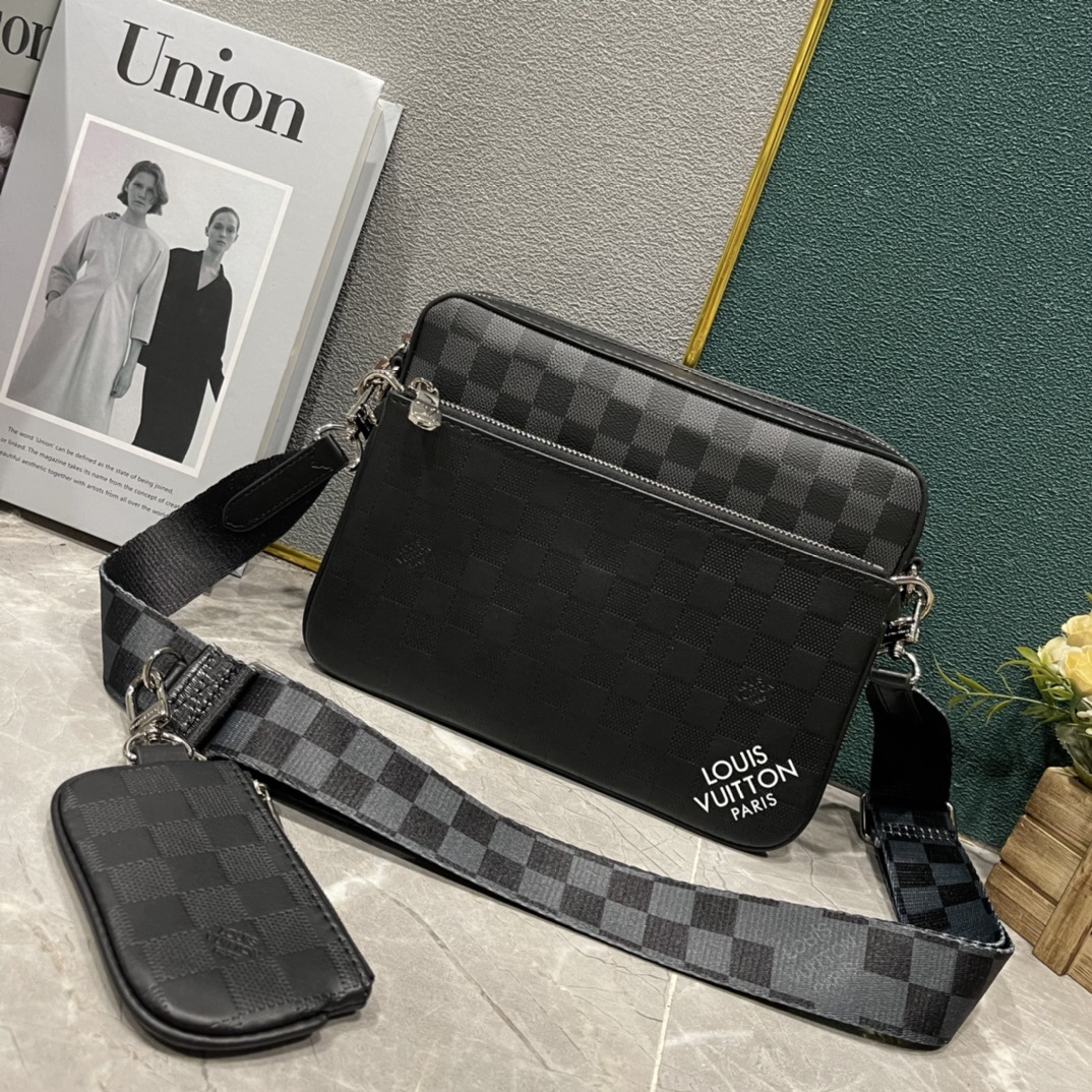 ルイ・ヴィトン「Louis Vuitton」新作 Trio メッセンジャーバッグ