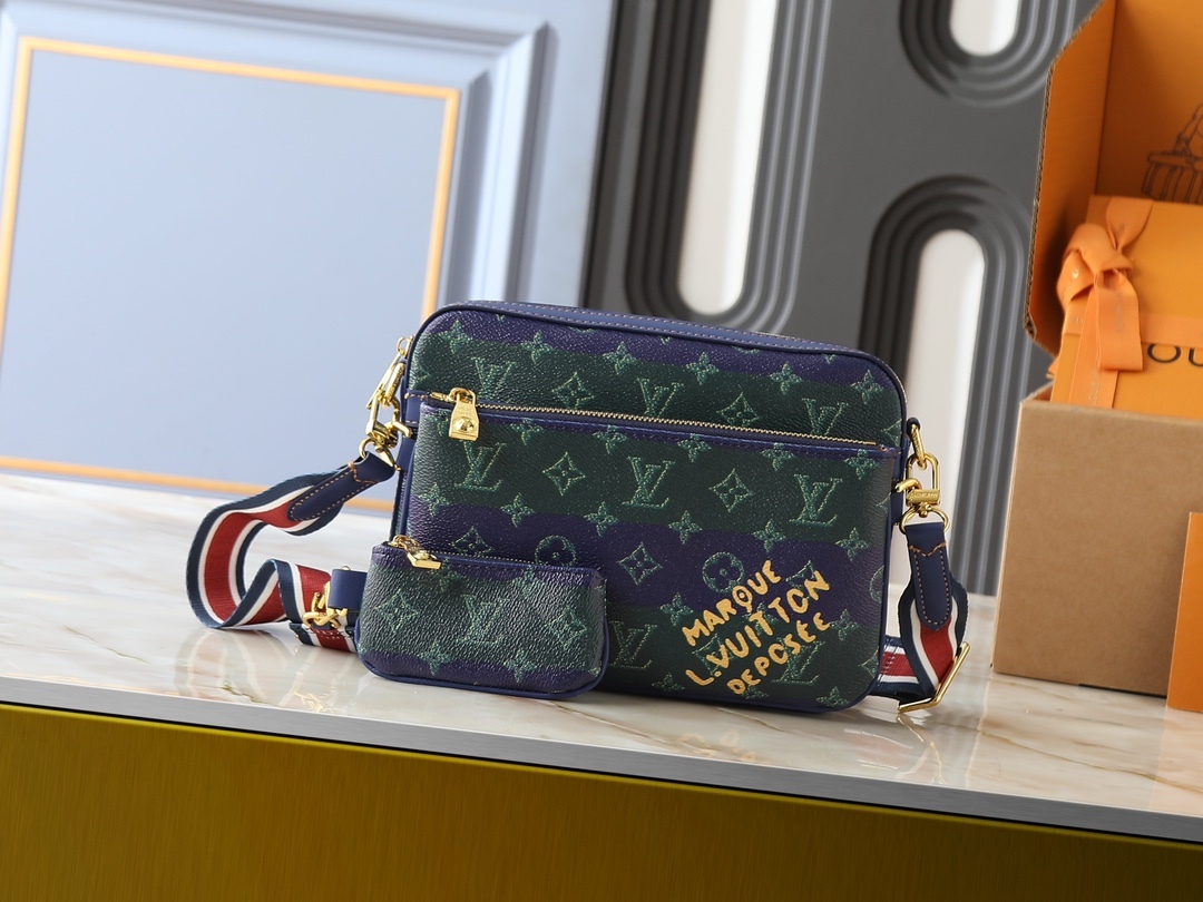 ルイ・ヴィトン「Louis Vuitton」新作 Trio メッセンジャーバッグ