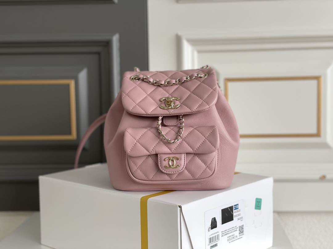 シャネル「Chanel」DUMA チェーンショルダーバッグ スモール レザー