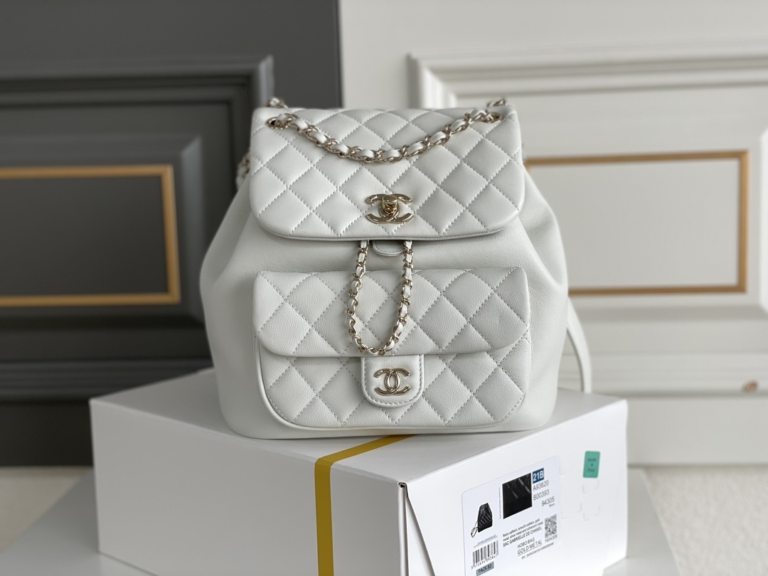 シャネル「Chanel」DUMA チェーンショルダーバッグ スモール レザー
