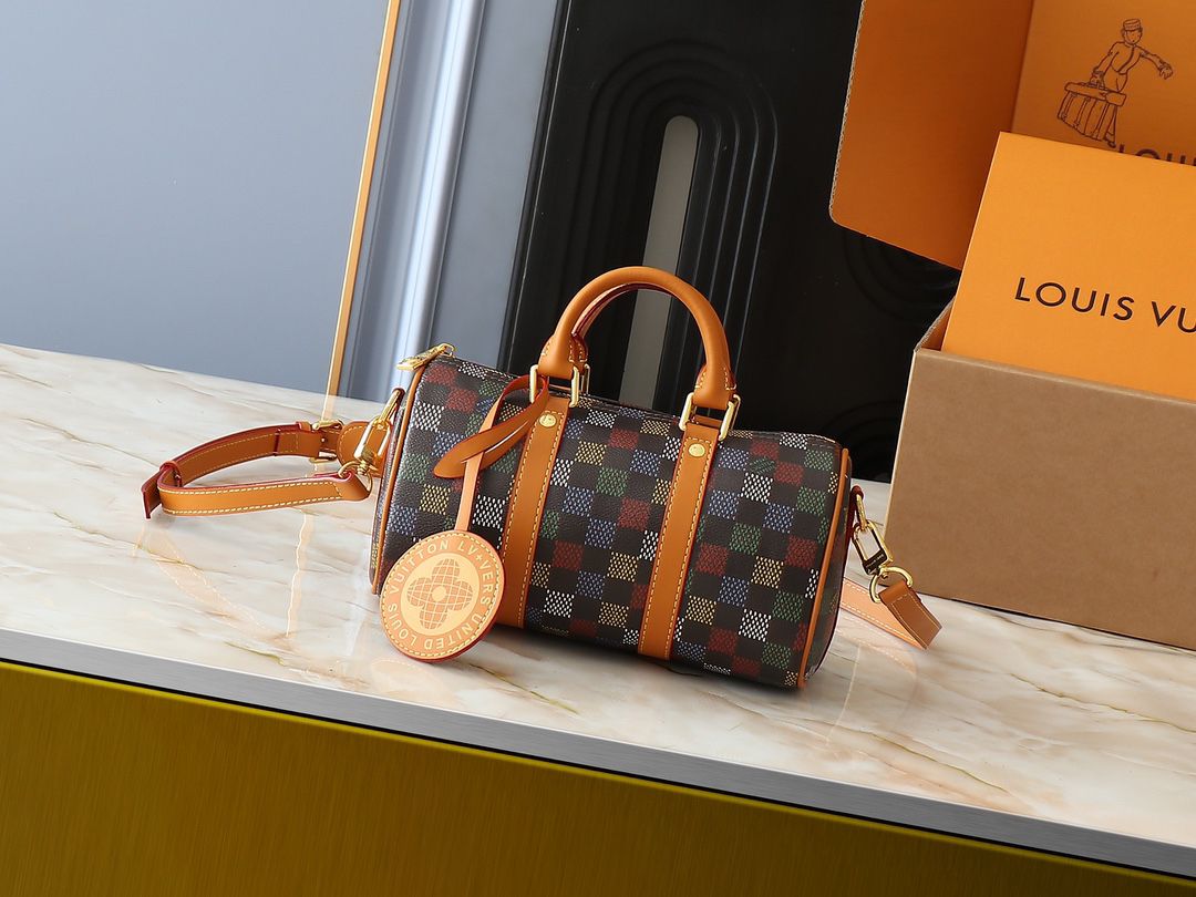 ルイ・ヴィトン キーポル･バンドリエール 25