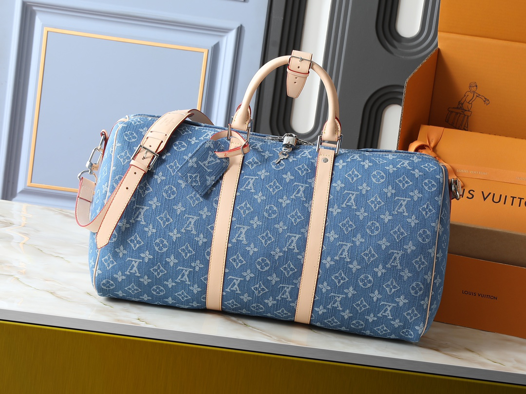 ルイ・ヴィトン キーポル･バンドリエール 50