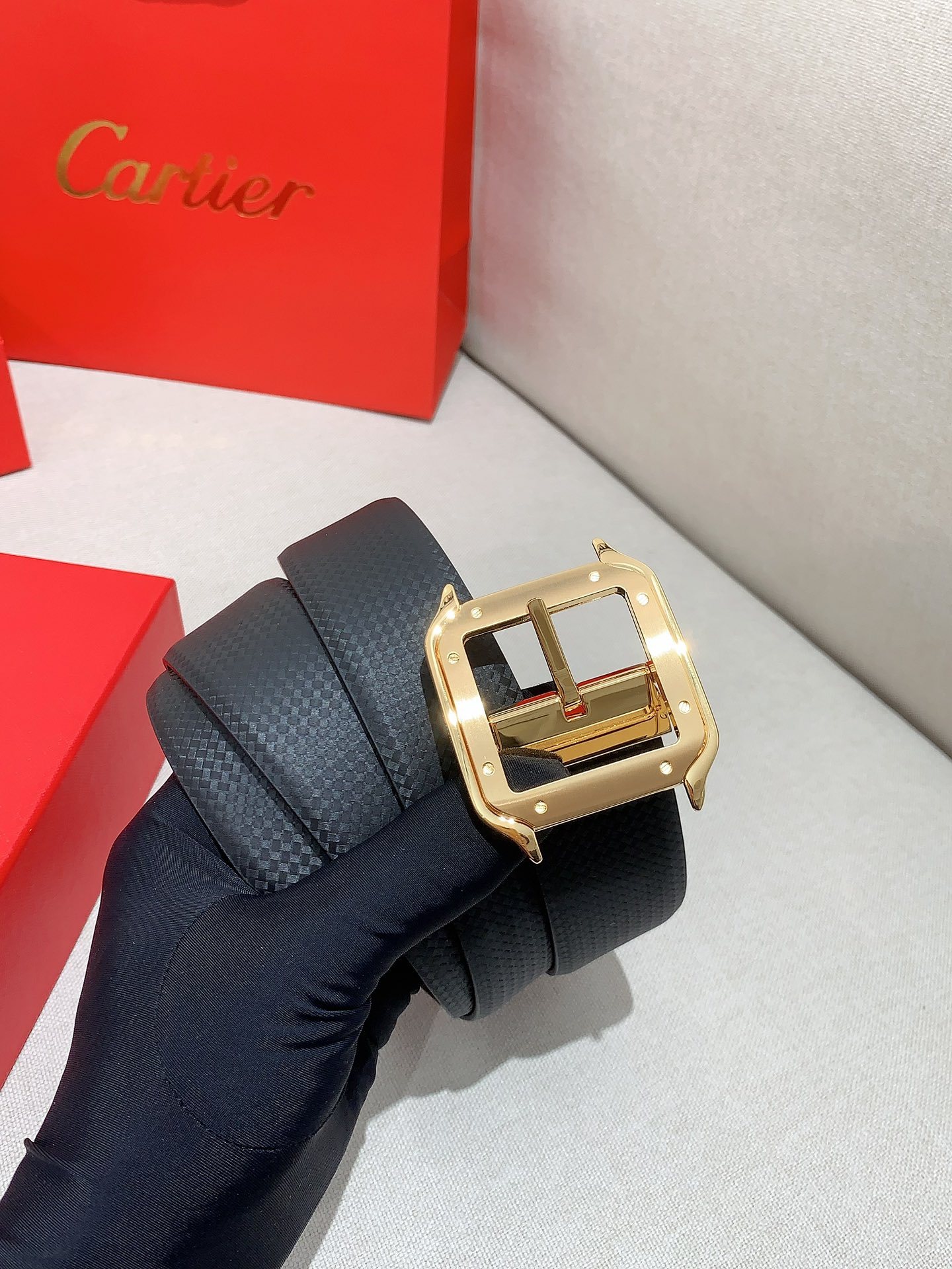 カルティエ「Cartier」サントス ドゥ バックル ベルト