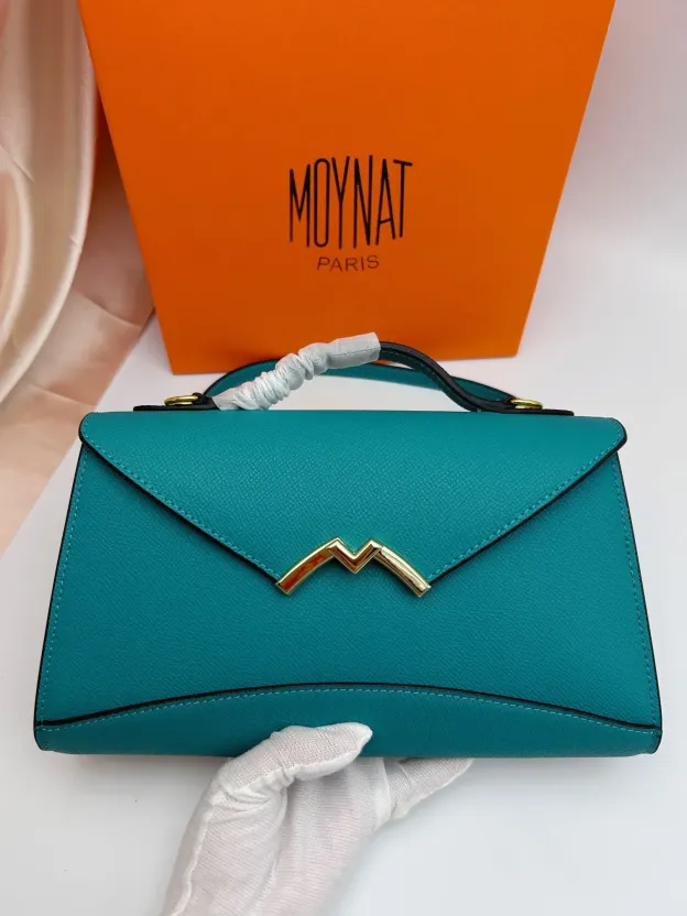 モイナ「Moynat」Réjane レザートートバッグ