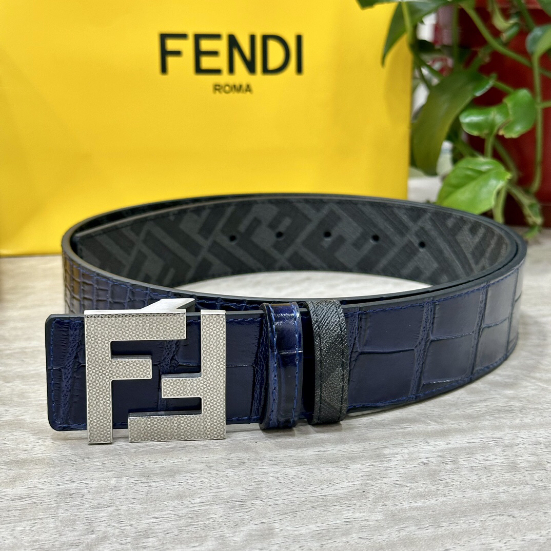 フェンディ「Fendi」FF ベルト - リバーシブル フックベルト