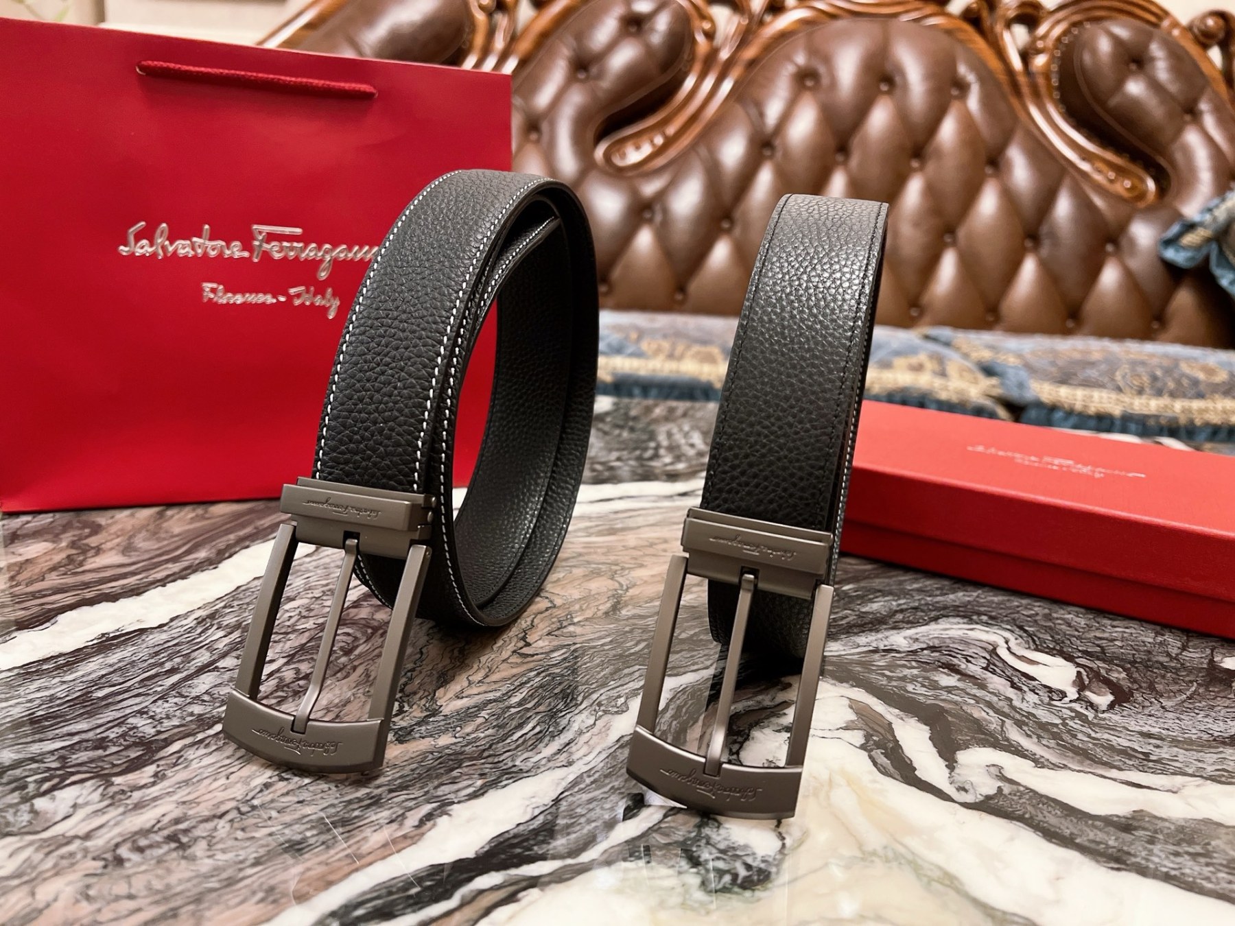 フェラガモ「Ferragamo」リバーシブルベルト