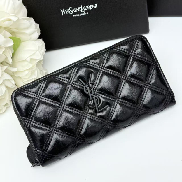 サンローラン「Saint Laurent」ジッパーウォレット
