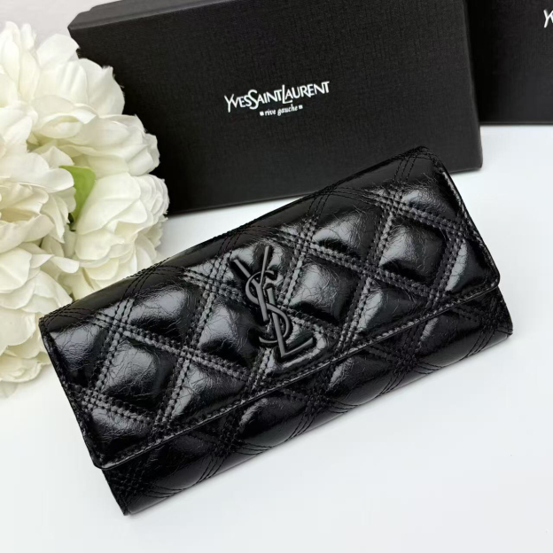サンローラン「Saint Laurent」フラップウォレット