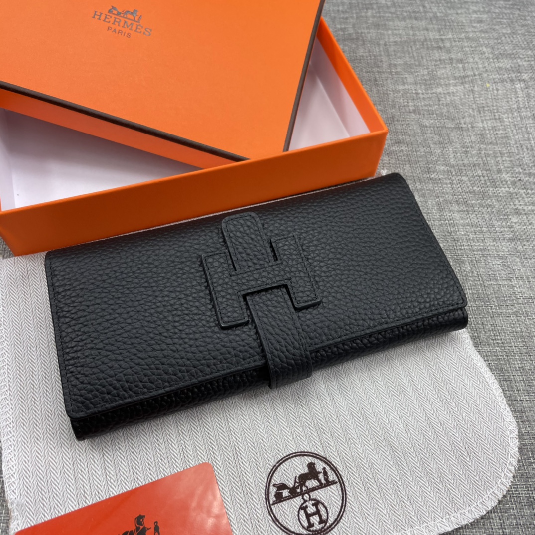 エルメス New H Passant トゥータンマン ウォレット