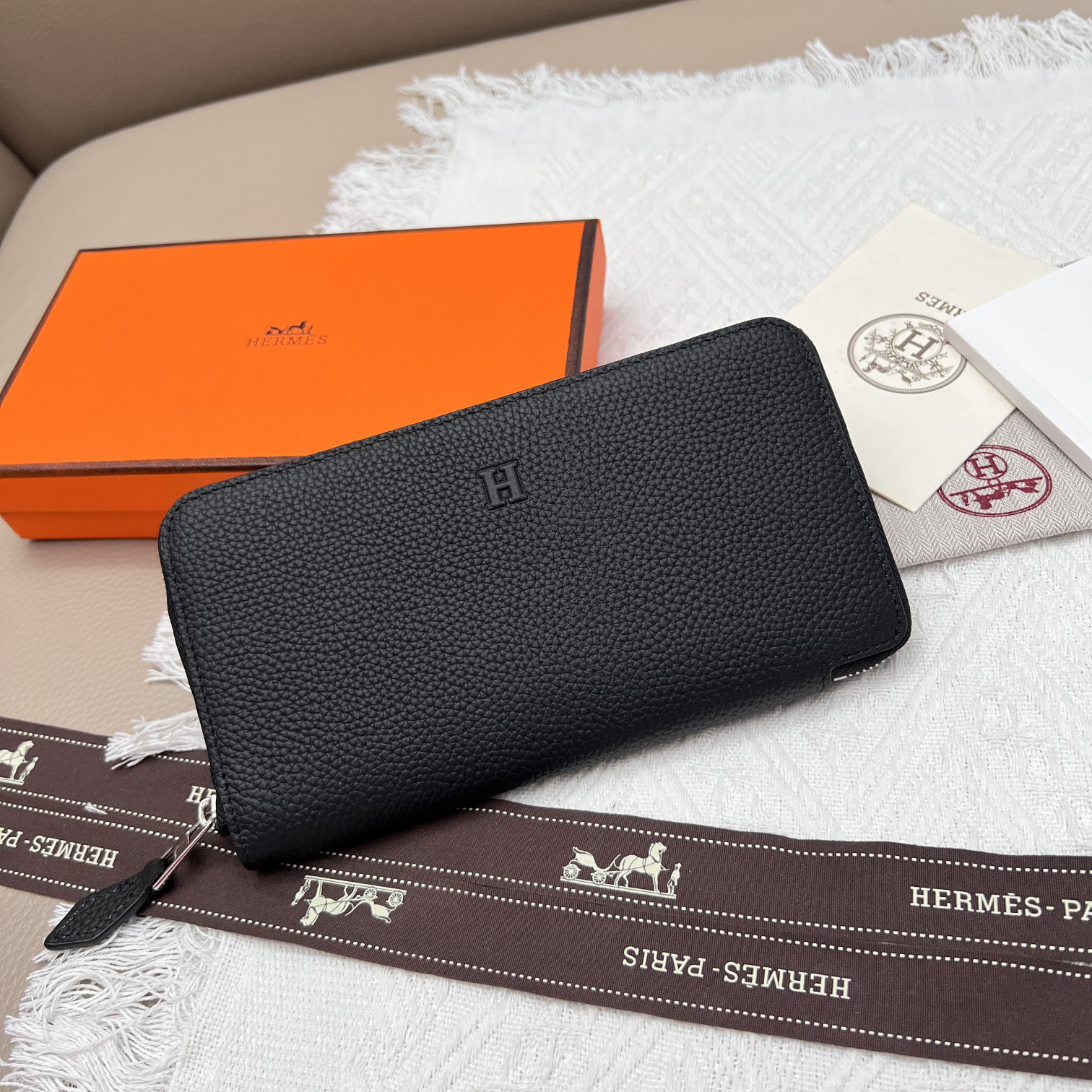 エルメス「Hermès」ベアーン モノクローム ウォレット 10色