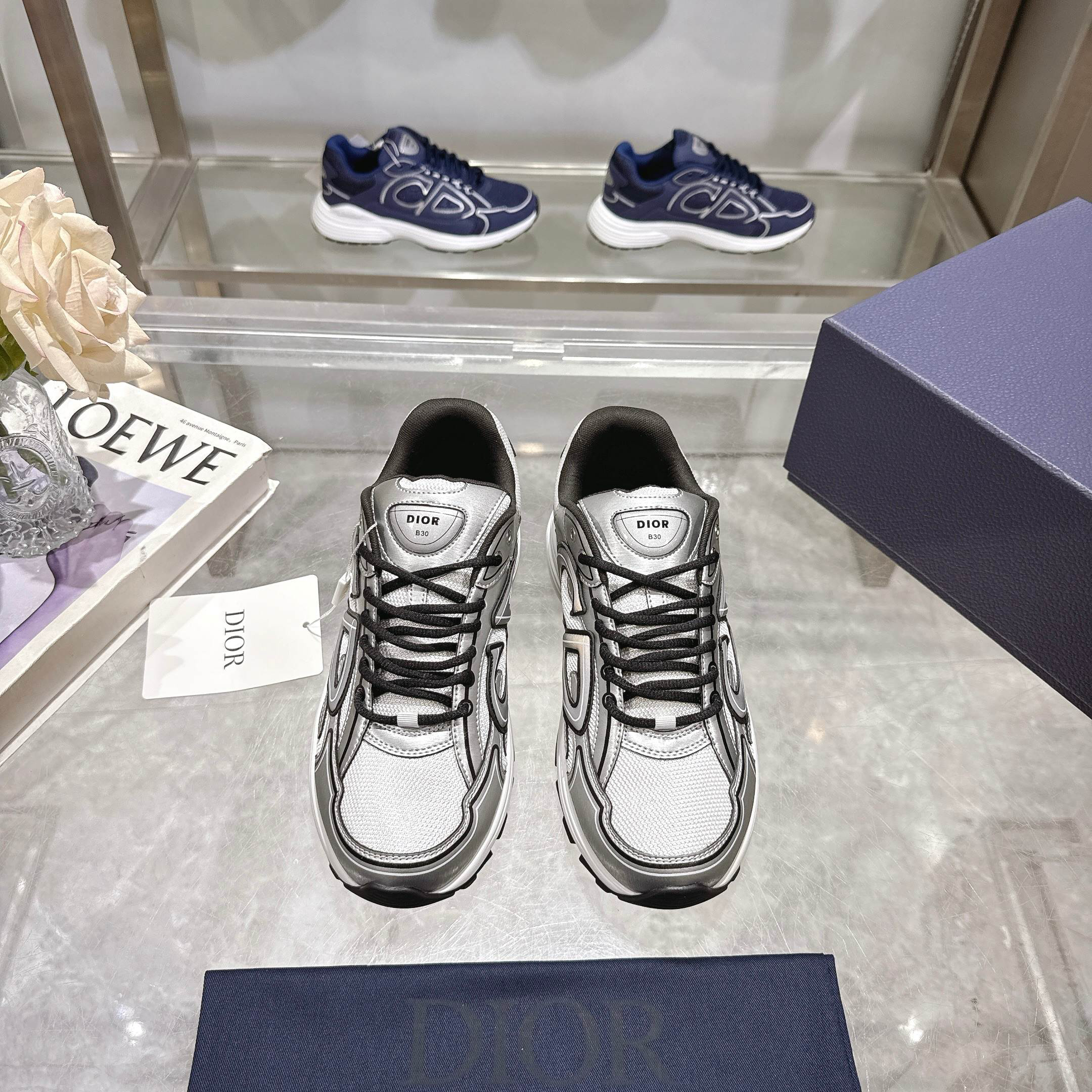 ディオール「Dior」B30 Countdown レトロモダン スニーカー