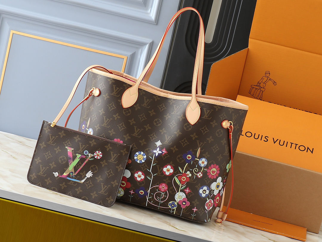 ルイ・ヴィトン LV x TM ネヴァーフル PM/MM バッグ「Neverfull Bag」