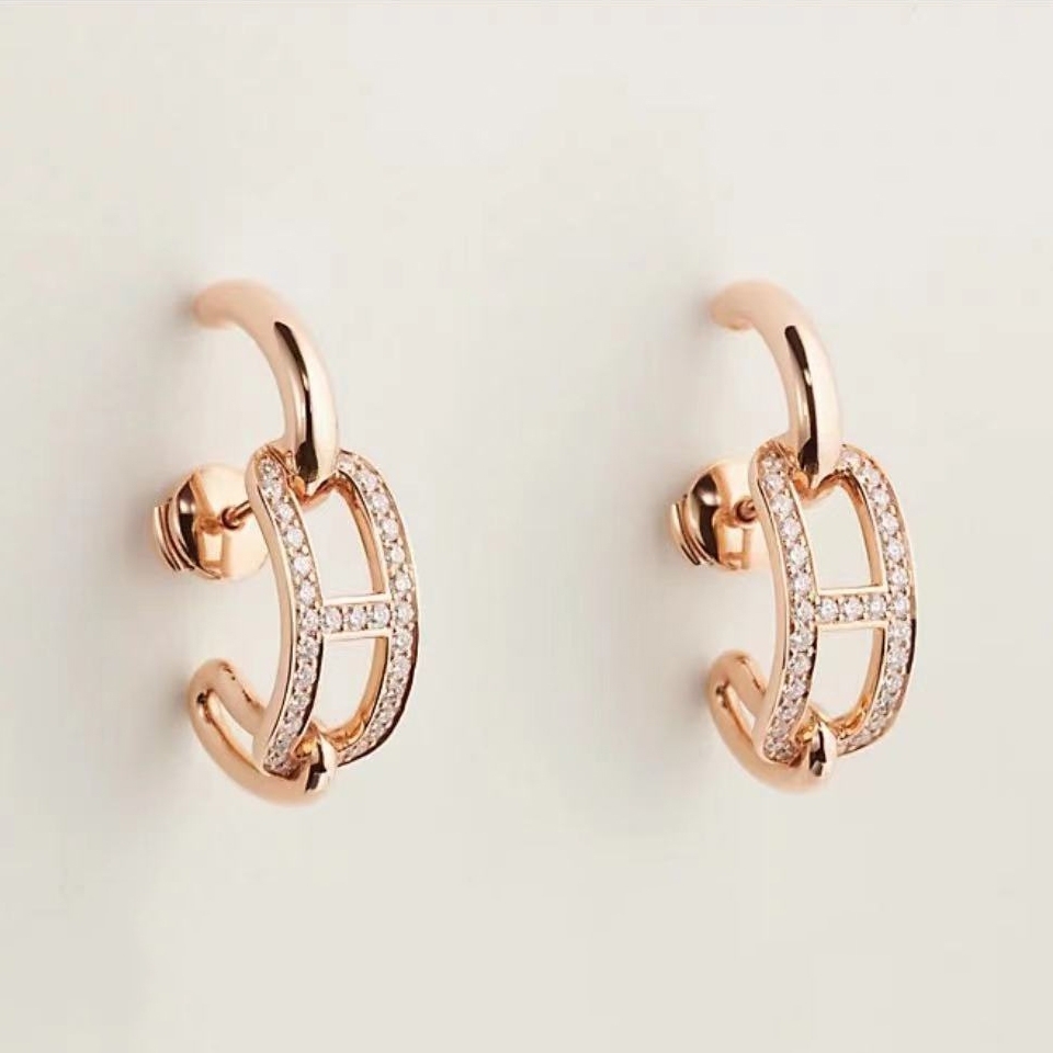 エルメス イヤリング、卓越した職人技の輝き