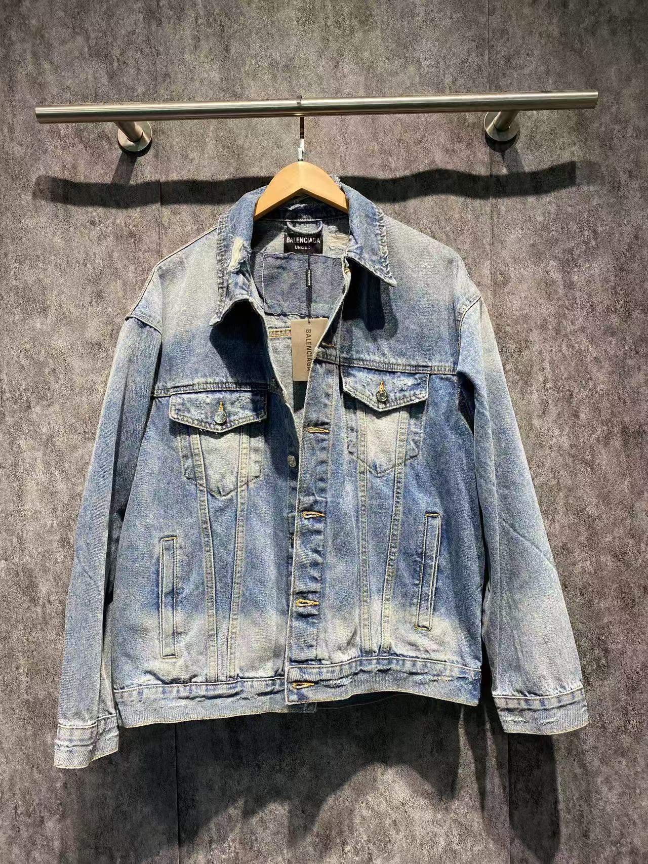 バレンシアガ「Balenciaga」デニムジャケット クラシック リデザイン