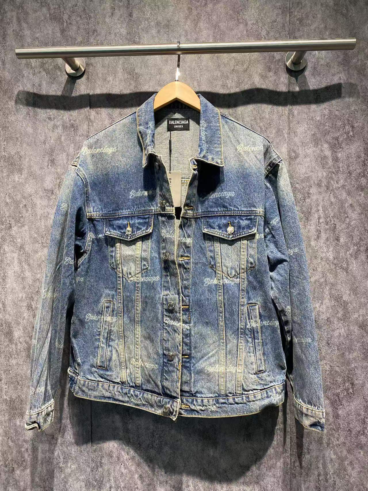 バレンシアガ「Balenciaga」デニムジャケット クラシック リデザイン