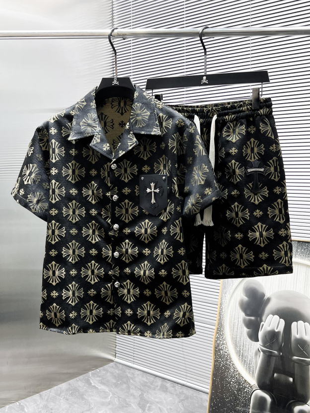 クロムハーツ「Chrome Hearts」 2026 新作 半袖Tシャツ ショートパンツ セット