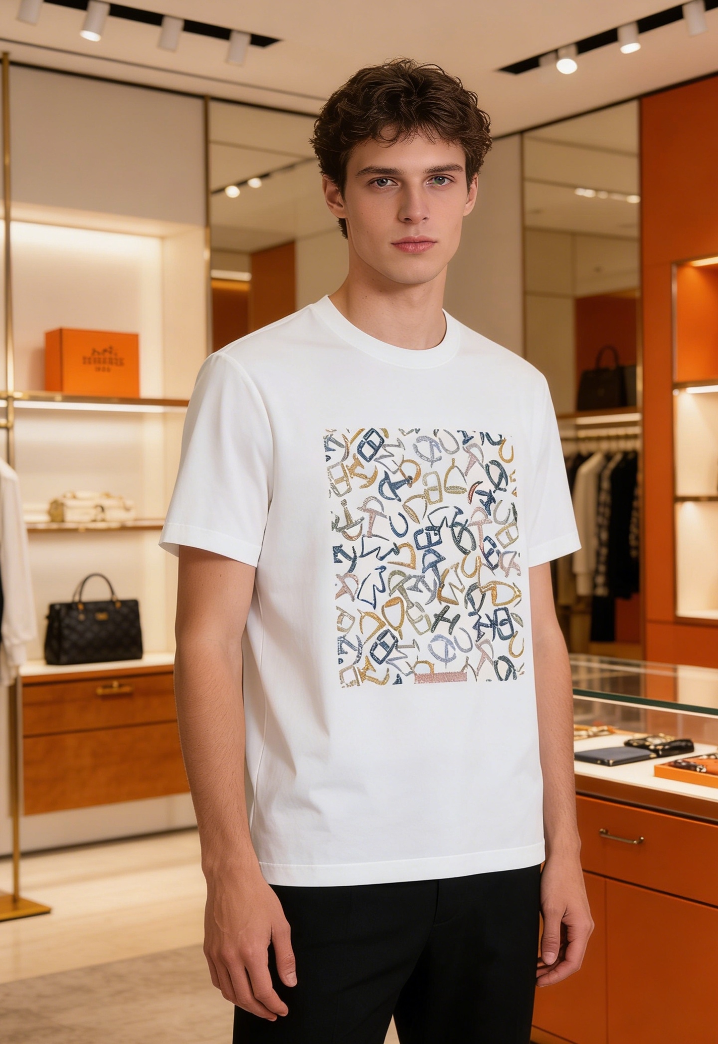 エルメス「Hermès」 クルーネックTシャツ 軽やかな着心地 春夏新作