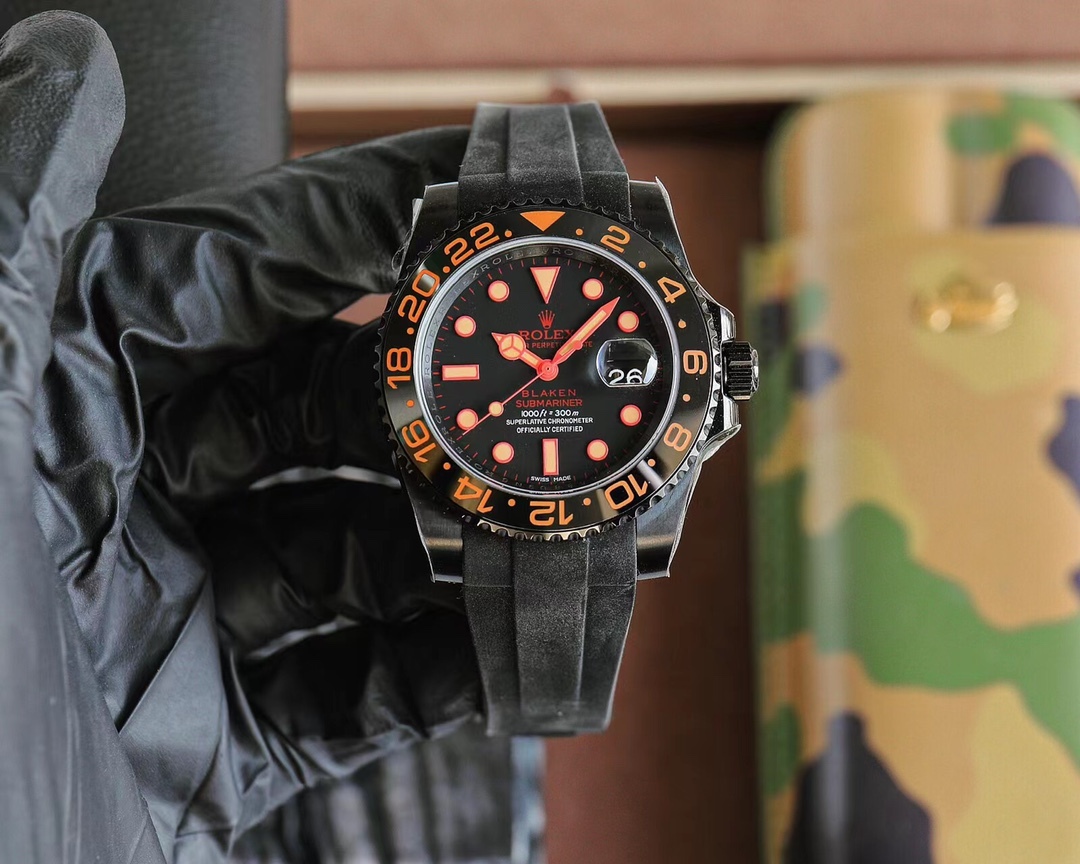 ロレックス［Rolex］DIW Submariner "PARAKEET" カスタムモデル 腕時計40MM