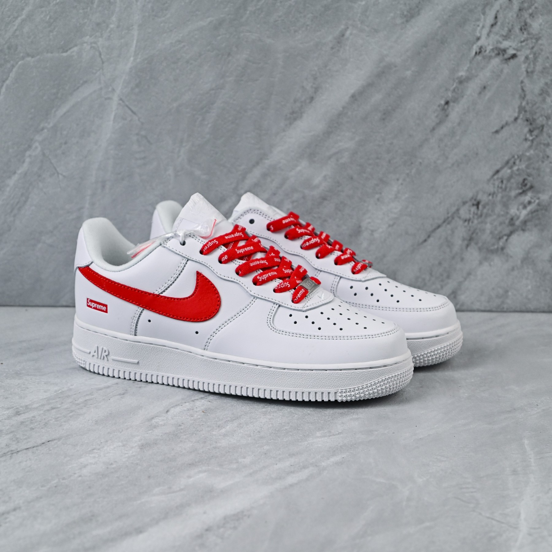 【日本未入荷】Supreme x Nike Air Force 1 Low 'Box Logo - White' コラボモデル スニーカー