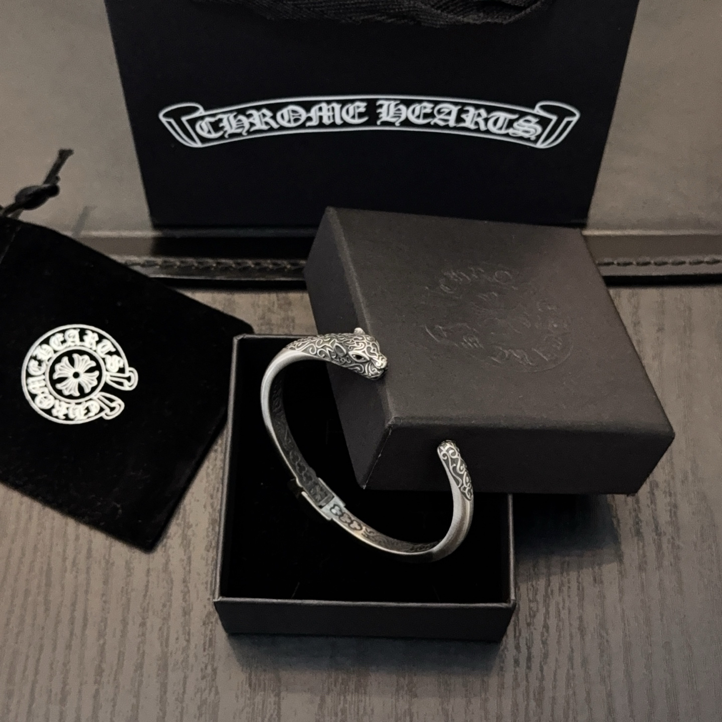 クロムハーツ「Chrome Hearts」ブレスレット - ヴィンテージ＆ロックテイスト ペア用