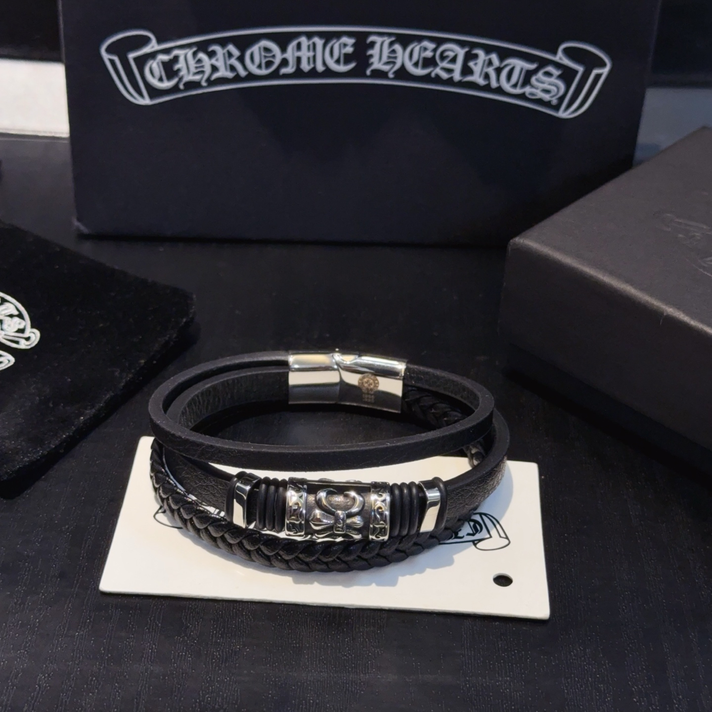 クロムハーツ「Chrome Hearts」ブレスレット - ヴィンテージ＆ロックテイスト ペア用