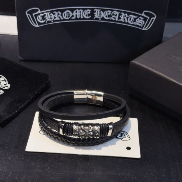 クロムハーツ「Chrome Hearts」ブレスレット - ヴィンテージ＆ロックテイスト ペア用