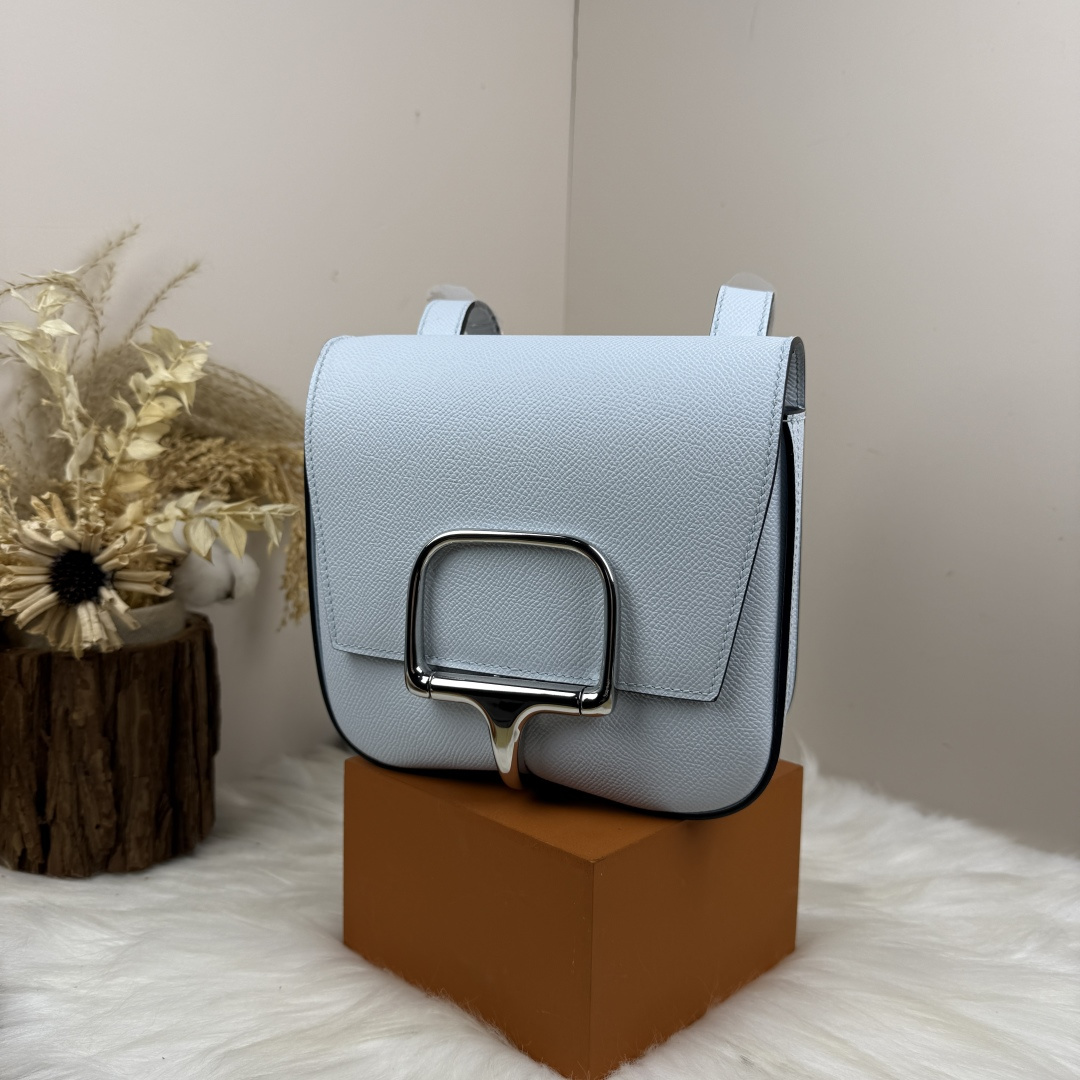 【厳選新入荷】エルメス Della Cavalleria Mini サドル金具クロスボディバッグ「乗馬モチーフ本革ショルダー」