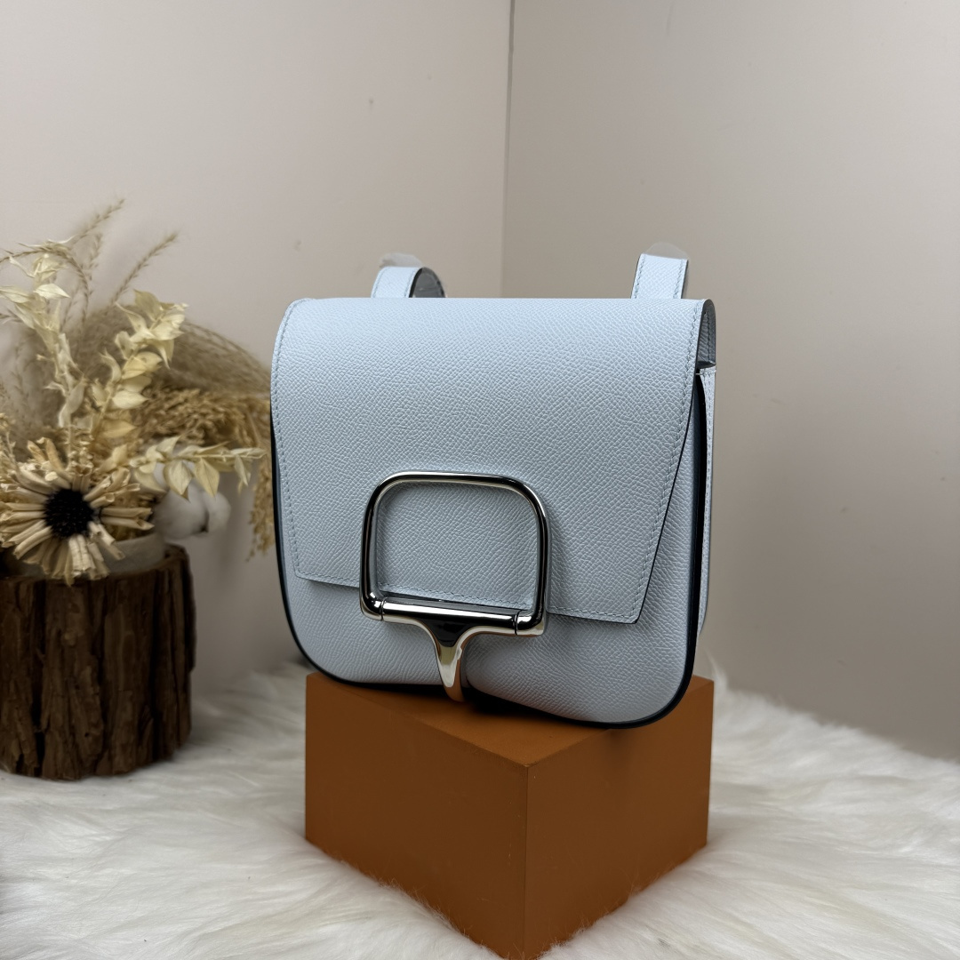 【厳選新入荷】エルメス Della Cavalleria Mini サドル金具クロスボディバッグ「乗馬モチーフ本革ショルダー」