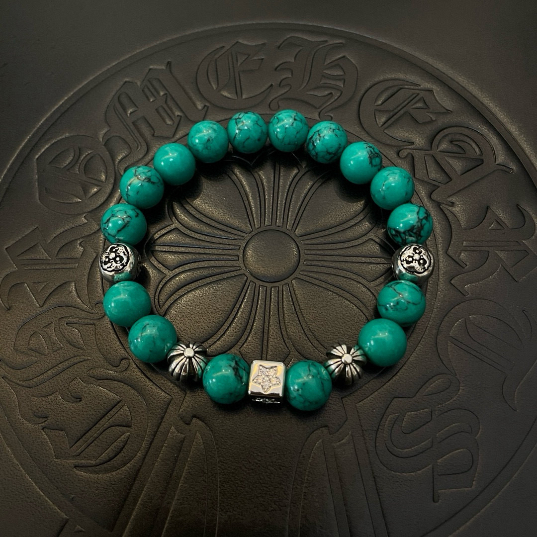 クロムハーツ「Chrome Hearts」ブレスレット - ヴィンテージ＆ロックテイスト ペア用