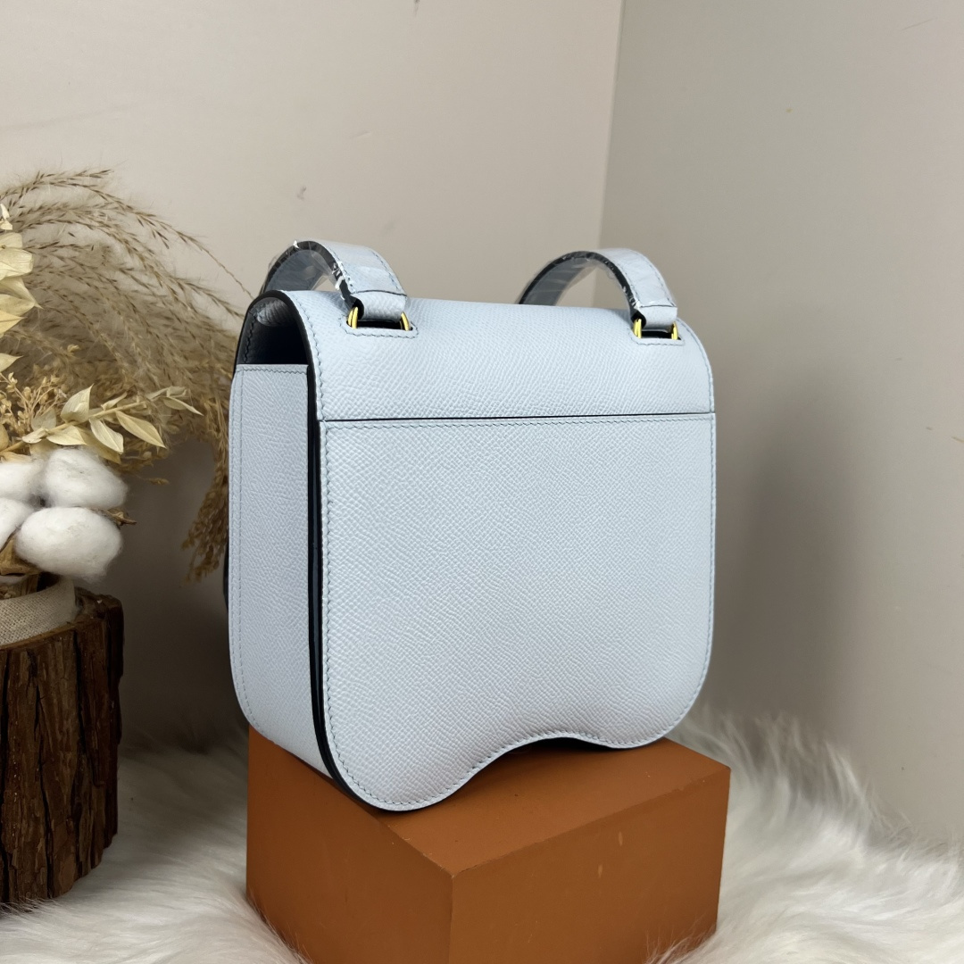 【厳選新入荷】エルメス Della Cavalleria Mini サドル金具クロスボディバッグ「乗馬モチーフ本革ショルダー」