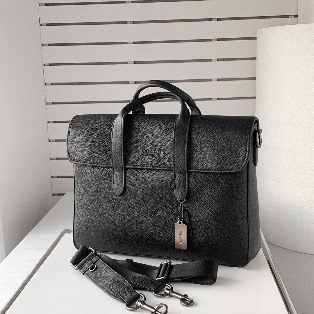 コーチ「Coach」 2022年新作 メンズフルレザー ビジネスバッグ