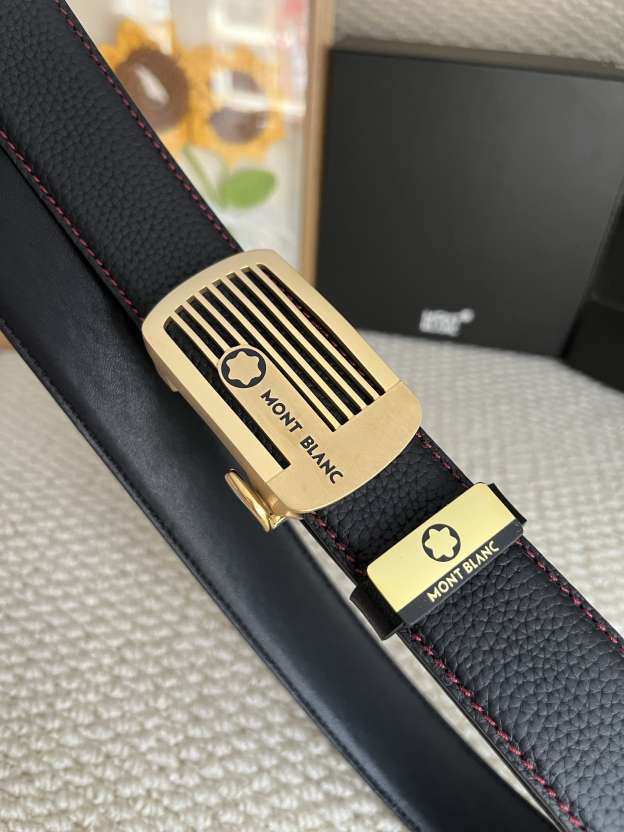 【厳選在庫】Montblanc ビジネスマン正装ベルト「全長約 100cm」