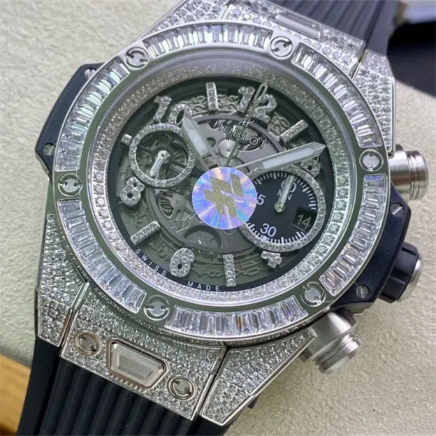 ウブロ「Hublot」ビッグバン ウニコ チタニウム ジュエリー 44MM