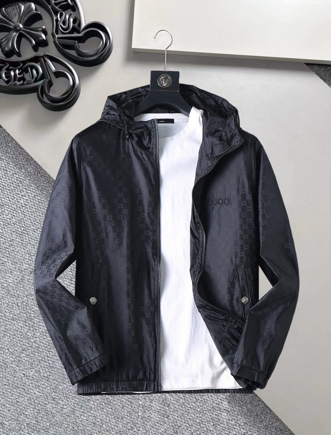 グッチ「Gucci 」秋冬新作メンズフード付きジャケット