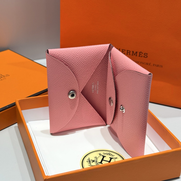 【限定新入荷】エルメス Calvi Duo 二層仕様カードケース「薄型収納」